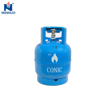 Dominica 3kg portable propane lpg réservoir de gaz